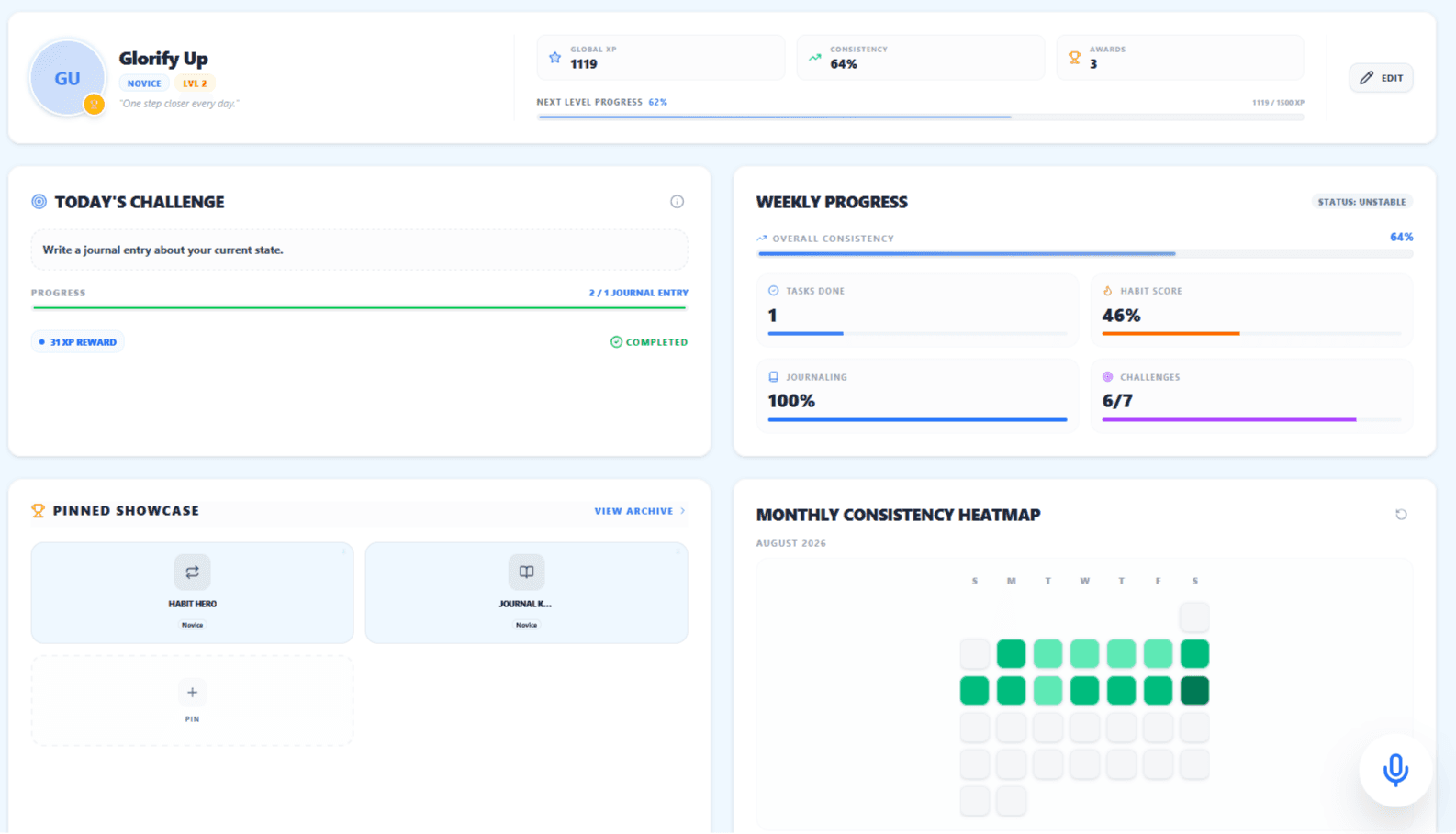 Gamification Interface